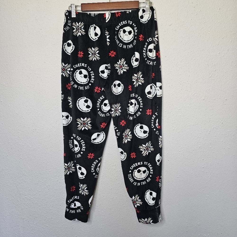 Nightmare Before Christmas Jack Skellington Jogger‎ Pajama Fleece Pant Size M - Picture 5 of 9